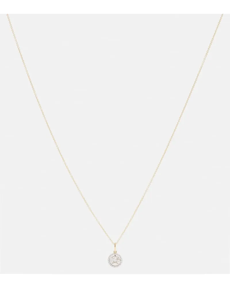Stone & Strand Collana Framed Mosaic in oro 10kt e diamanti Oro