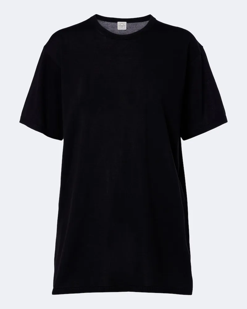 Totême T-shirt in maglia Nero