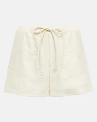 Valentino Garavani Shorts in misto cotone Beige