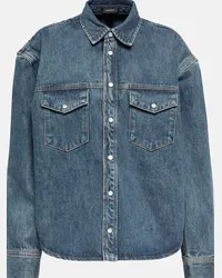 WARDROBE.NYC Giacca di jeans oversize Blu