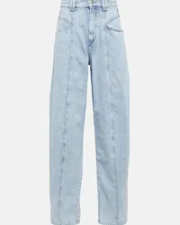 Isabel Marant Jeans Vetanga a gamba larga e vita alta Blu