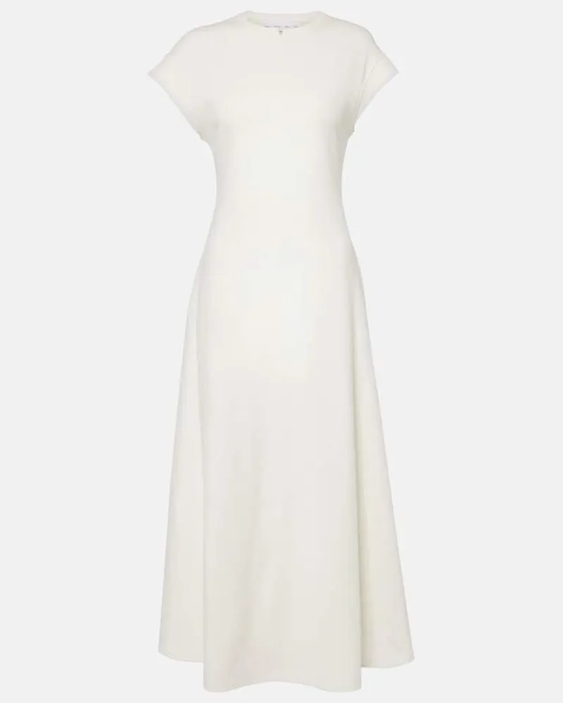 Proenza Schouler White Label - Abito midi Melanie in misto cotone Blu