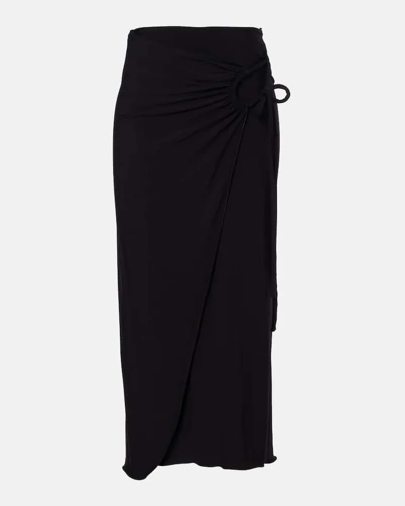 Max Mara Gonna midi in jersey Nero