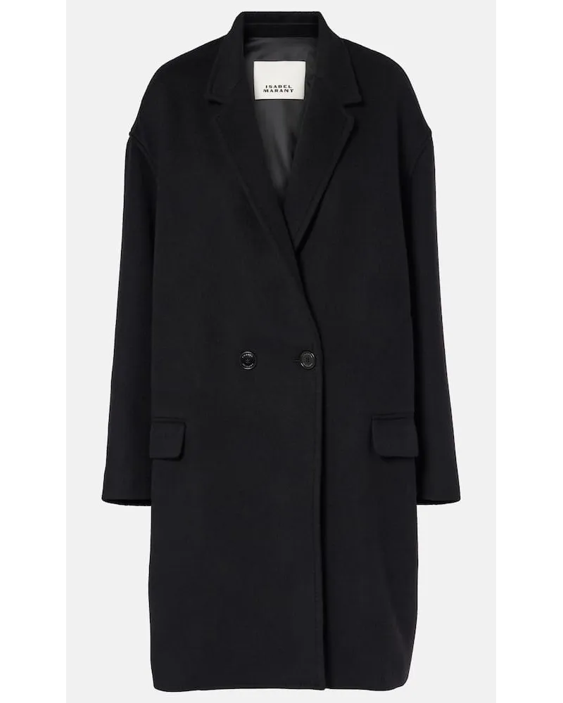 Isabel Marant Cappotto Efegozi in lana, cashmere e seta Nero