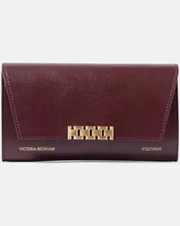 Victoria Beckham Clutch portafoglio in pelle Rosso