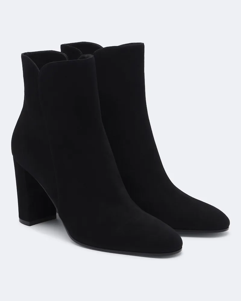 Gianvito Rossi Stivaletti in suede Nero