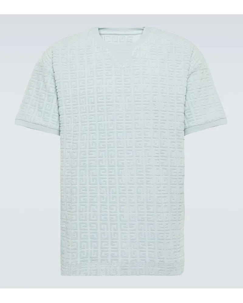 Givenchy T-shirt in misto cotone 4G Blu