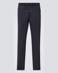 Moncler Pantaloni sportivi in misto lana Blu