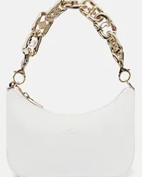 Christian Louboutin Borsa a spalla Loubila Chain Mini Bianco