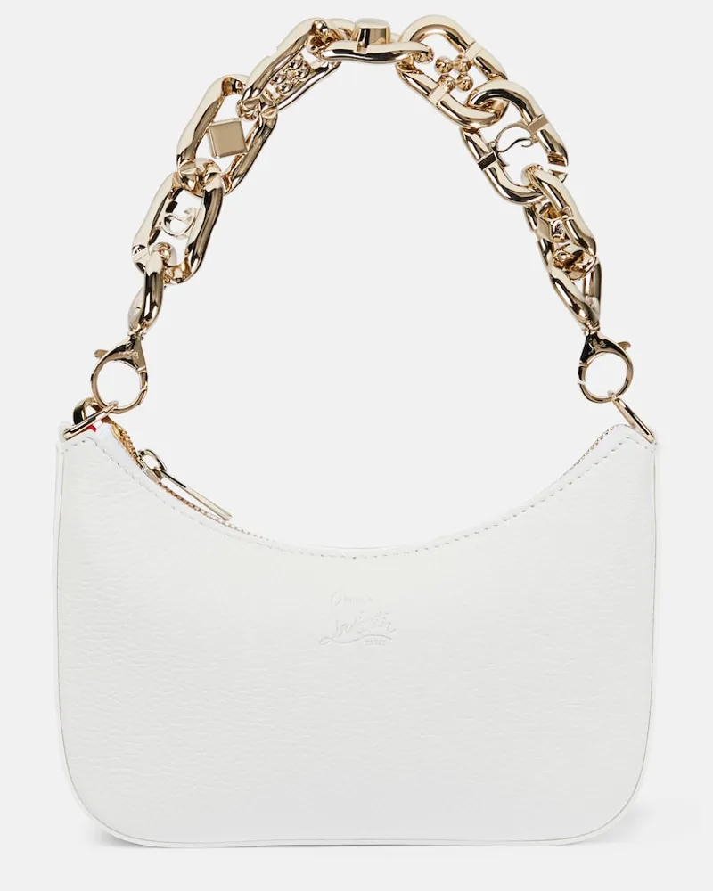 Christian Louboutin Borsa a spalla Loubila Chain Mini Bianco