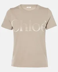 Chloé Chloé Top in cotone Grigio