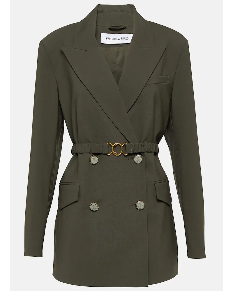 Veronica Beard Blazer doppiopetto Hutchison Verde