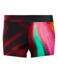 Louisa Ballou Shorts a vita media con stampa Multicolore