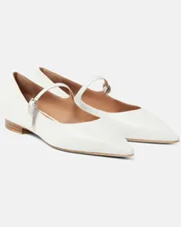 Malone Souliers x Tabitha Simmons - Ballerine Kate in pelle Bianco