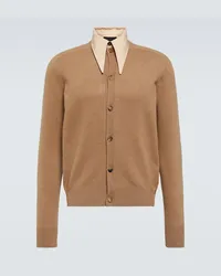 Prada Cardigan in cashemere Marrone