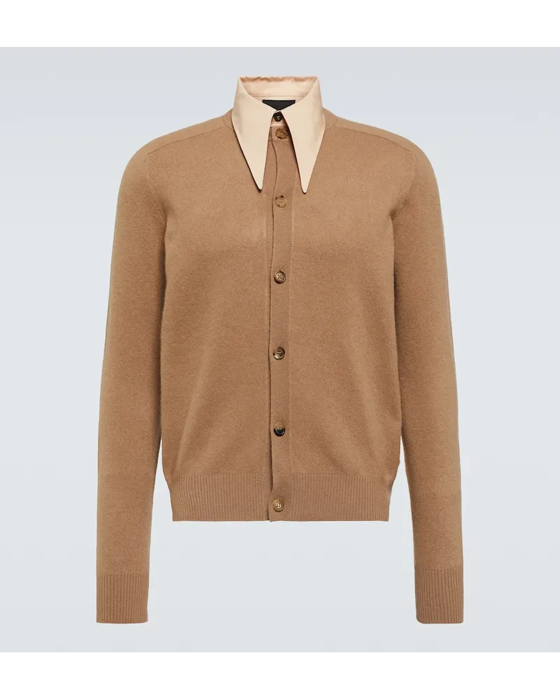 Prada Cardigan in cashemere Marrone