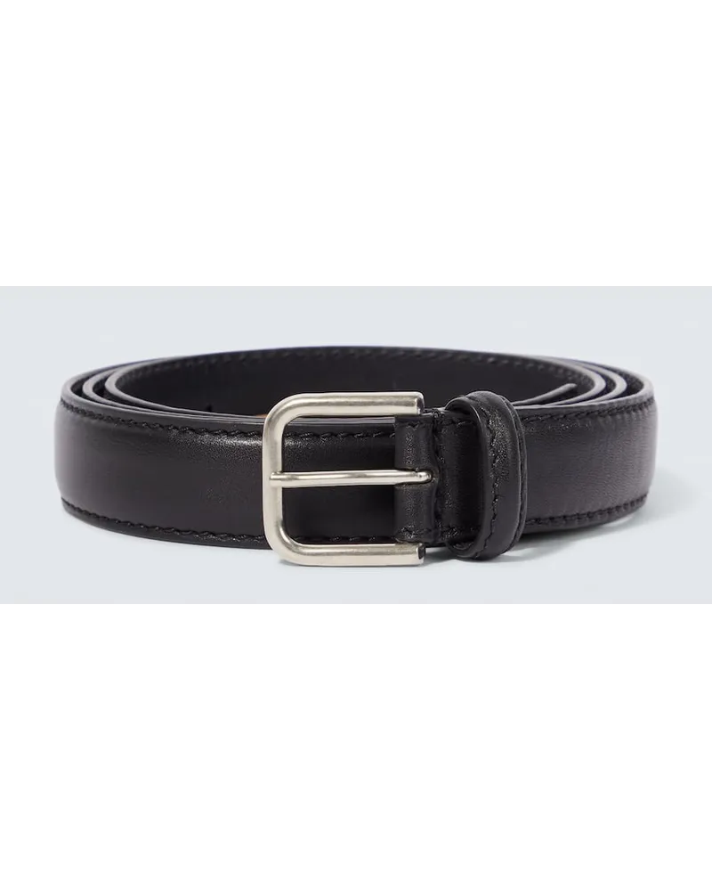 Dries van Noten Cintura in pelle Nero