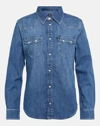 Adriano Goldschmied Camicia di jeans Western Blu