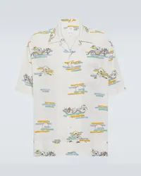 Visvim Camicia bowling Copa con stampa Bianco