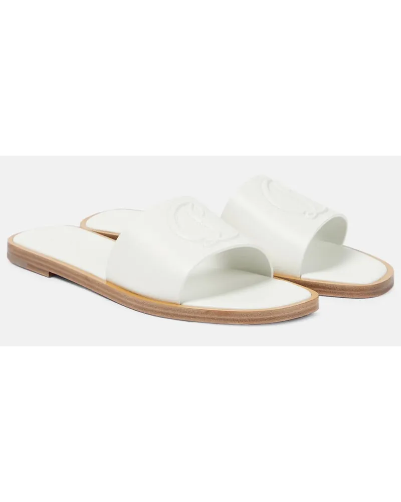 Christian Louboutin Sandali CL in pelle Bianco