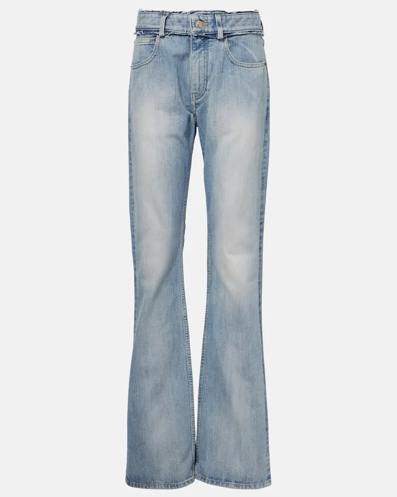 Balenciaga Jeans regular a vita bassa Blu