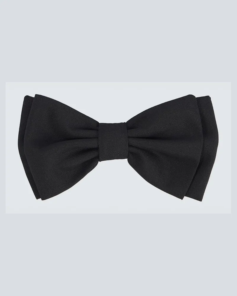 LARDINI Papillon in lana e mohair Nero