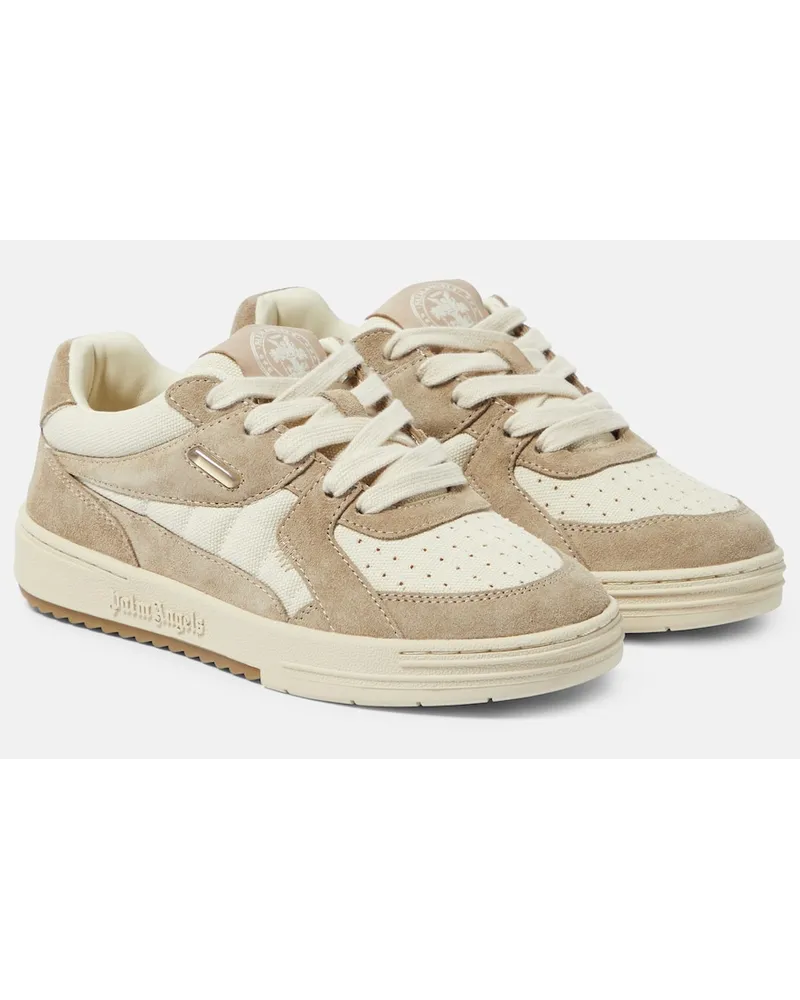 Palm Angels Sneakers Palm University in suede Beige
