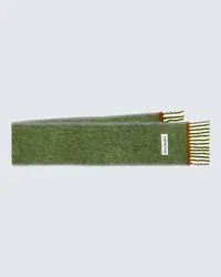 Acne Studios Sciarpa in misto lana Verde