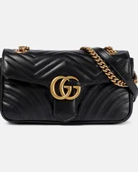 Gucci Borsa a tracolla GG Marmont Small in pelle matelassé Nero