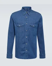 Tom Ford Camicia di jeans Western Blu