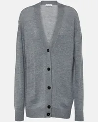 Jil Sander Cardigan in lana Grigio