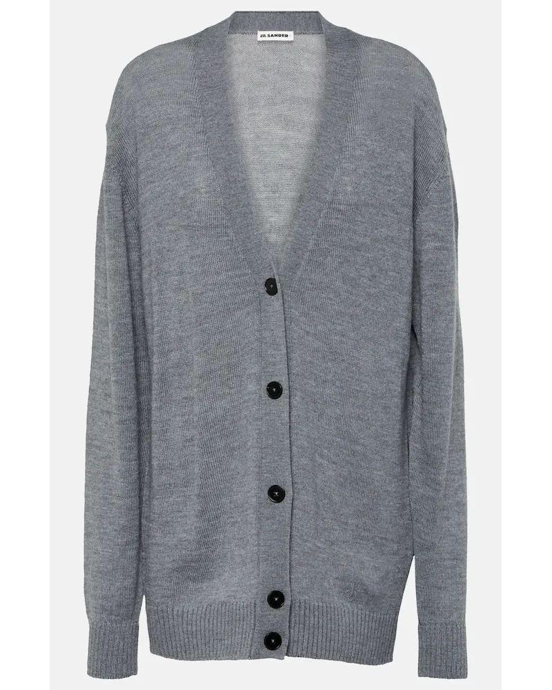 Jil Sander Cardigan in lana Grigio