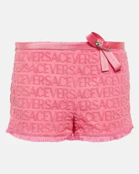 Versace x Dua Lipa - Shorts Versace Allover Rosa