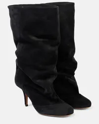 Paris Texas Stivali Esther 75 in suede Nero