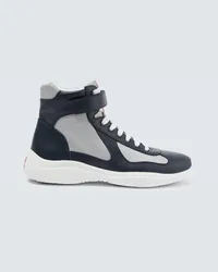 Prada Sneakers America's Cup in pelle Blu