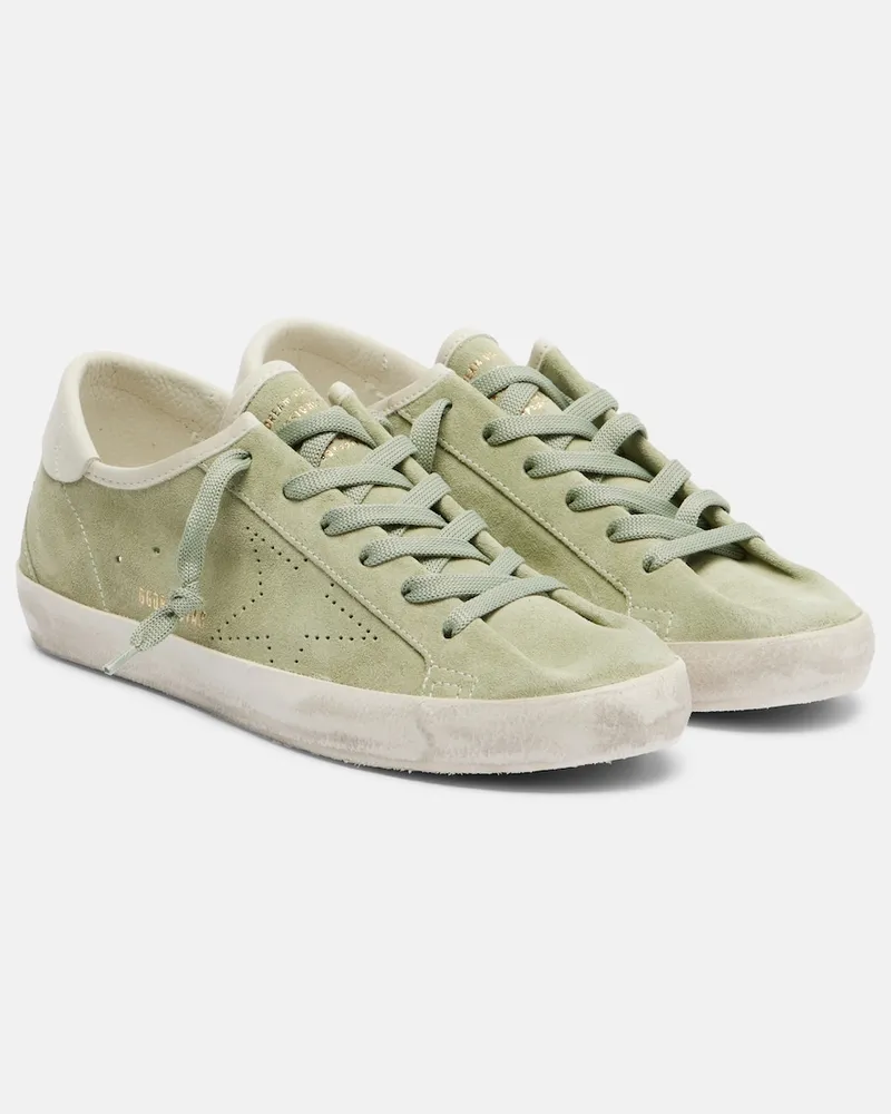 Golden Goose Sneakers Super-Star in suede Verde