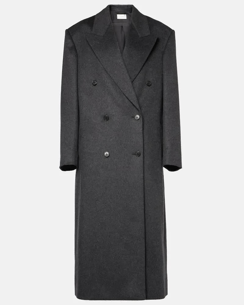 The Row Cappotto Harisi in cashmere Grigio