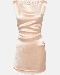 Jean Paul Gaultier Miniabito in raso Rosa