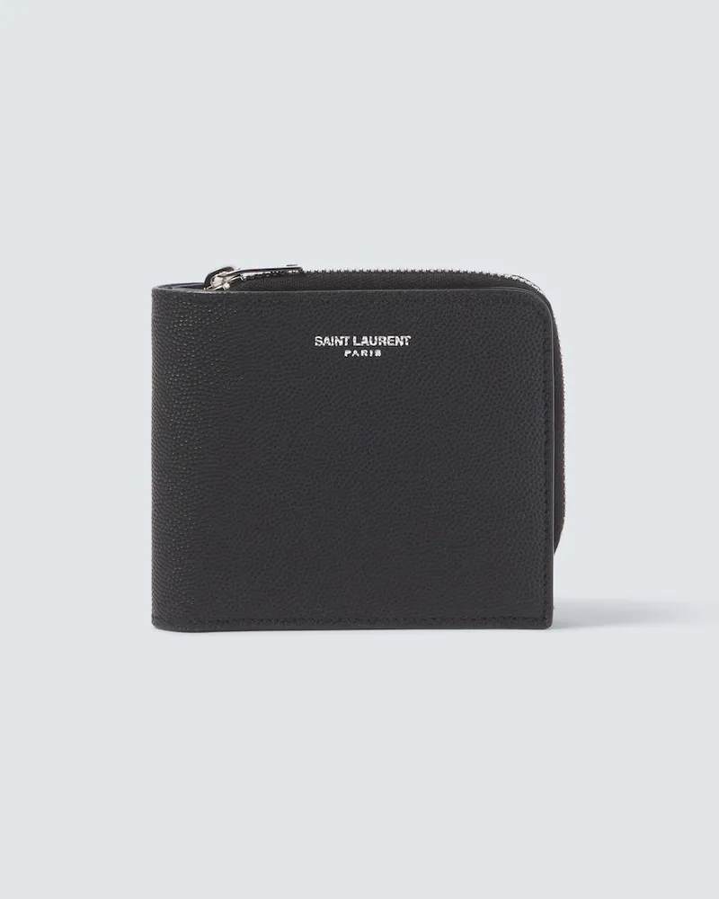 Saint Laurent Portafoglio East/West in pelle Nero