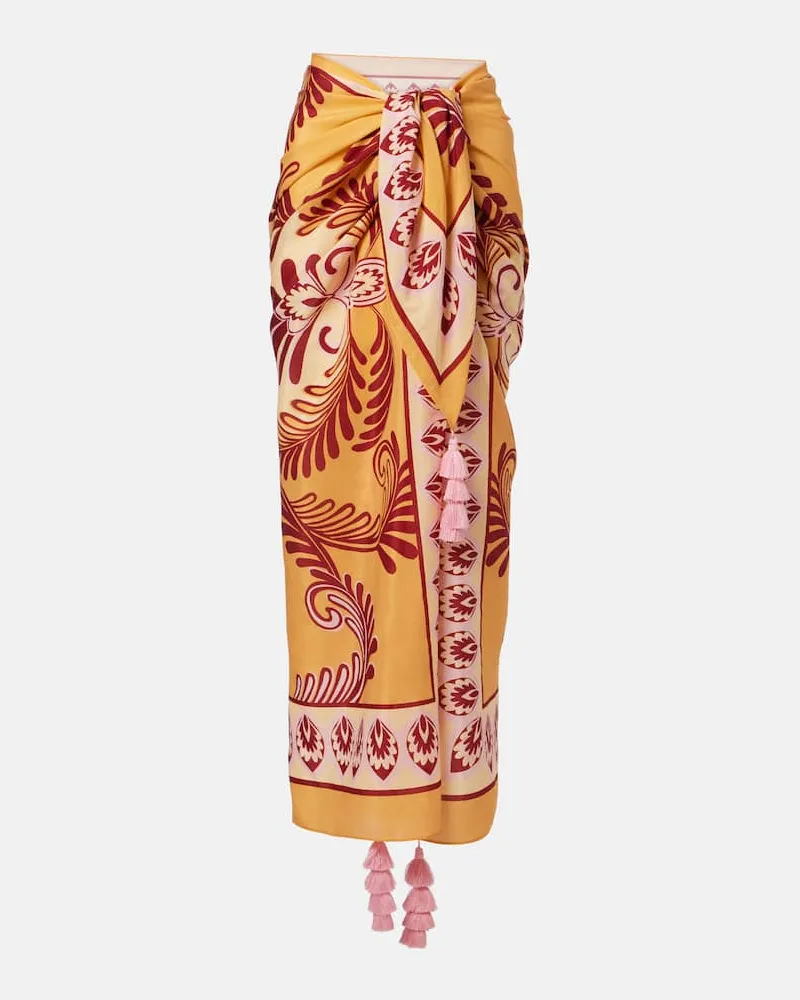 FARM Rio Copricostume in misto cotone con stampa Multicolore