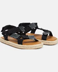 Maison Margiela Espadrillas in cotone Nero