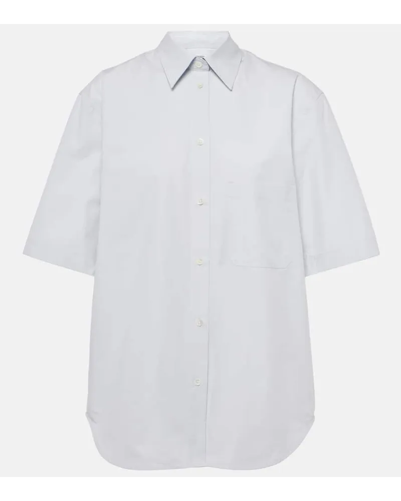 Totême Camicia in popeline di cotone Blu