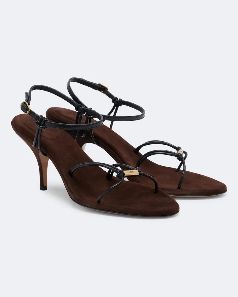 Chloé Chloé Sandali Matilda in pelle Marrone