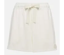 Moncler Shorts in tessuto tecnico Bianco