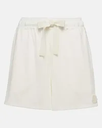 Moncler Shorts in tessuto tecnico Bianco