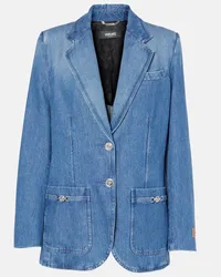 Versace Blazer di jeans Medusa '95 Blu