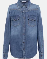 Dorothee Schumacher Camicia Denim Romance Blu