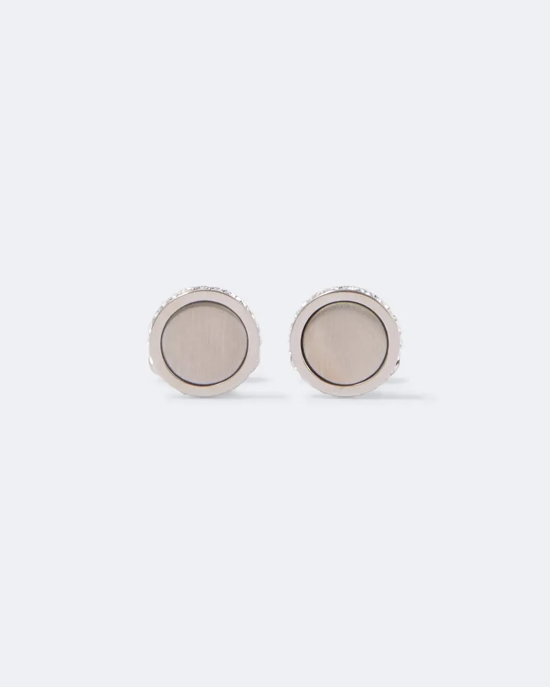 Giorgio Armani Gemelli in argento con cristalli Argento