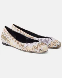 Missoni Ballerine Iris a zig-zag Multicolore