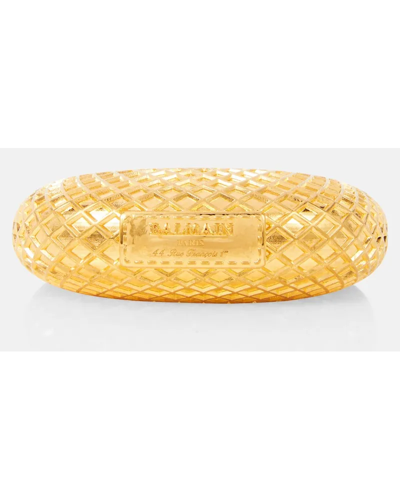 Balmain Bracciale Signature Mesh Oro